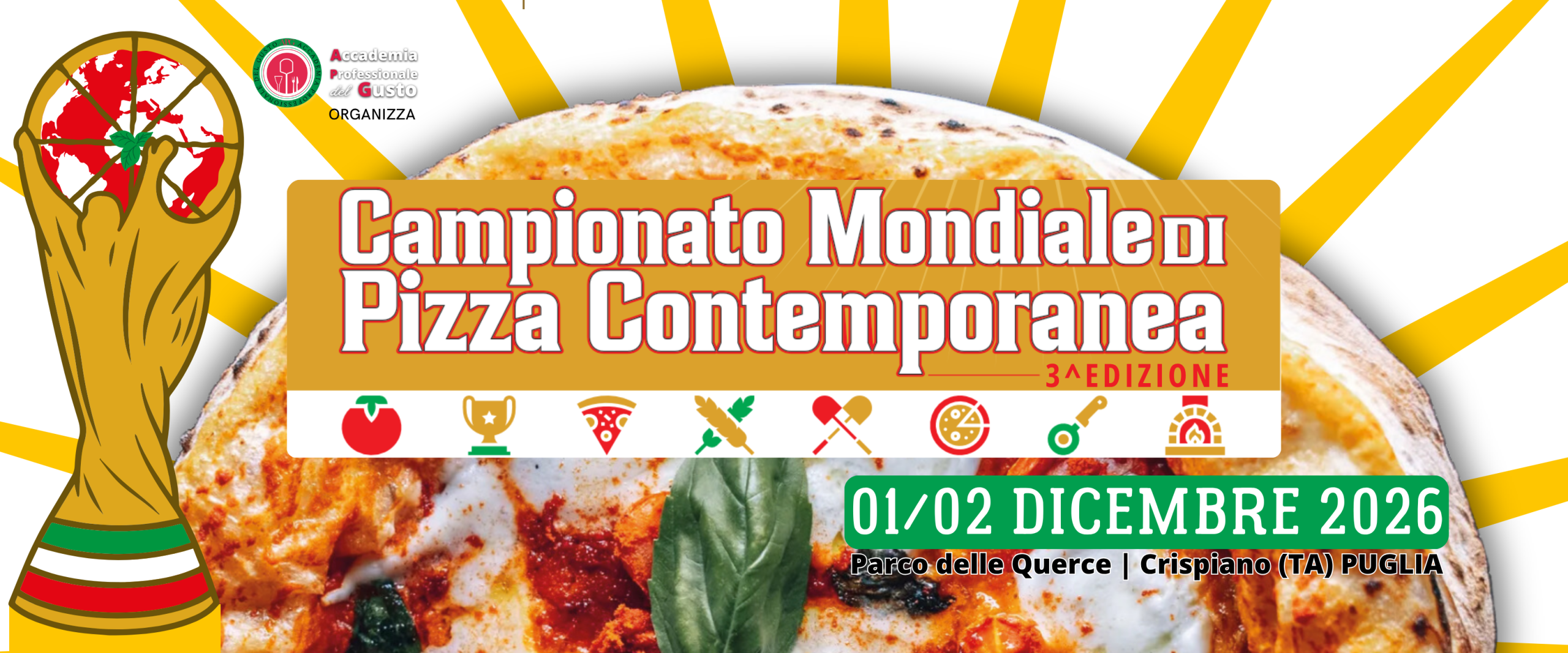 1-2 Dicembre 2026 Parco delle Querce Crispiano (TA) PUGLIA